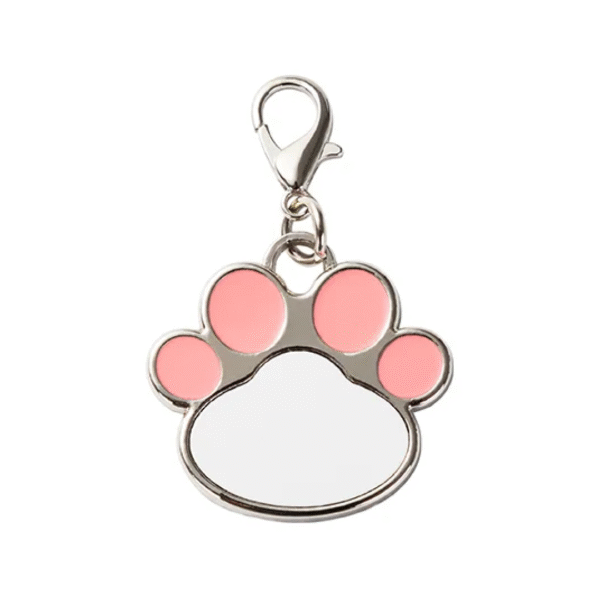 Placa Id Mascota Huella Para Grabar Láser Y Sublimar